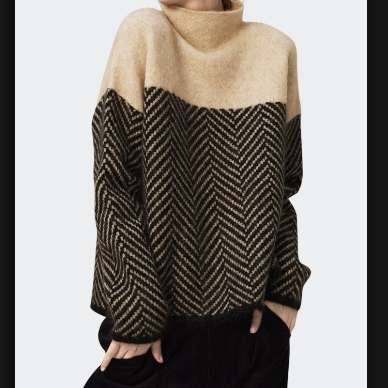LORVENE Fine Knit High Neck