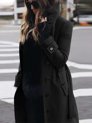 Structured Wrap Coat