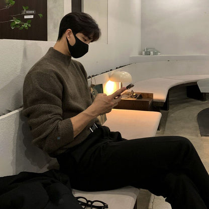 LORVENE Elegant High Neck Sweater