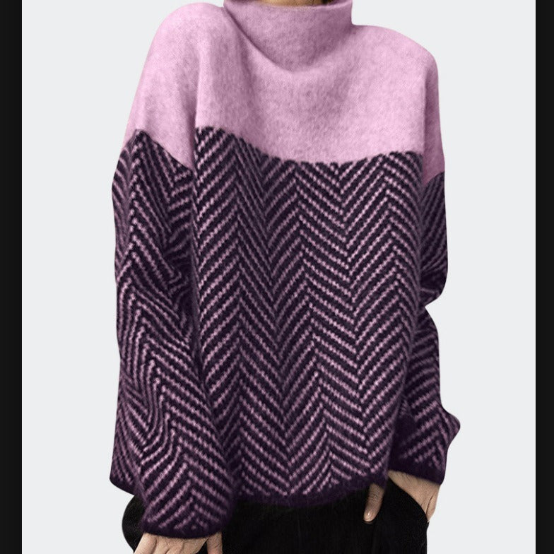 LORVENE Fine Knit High Neck