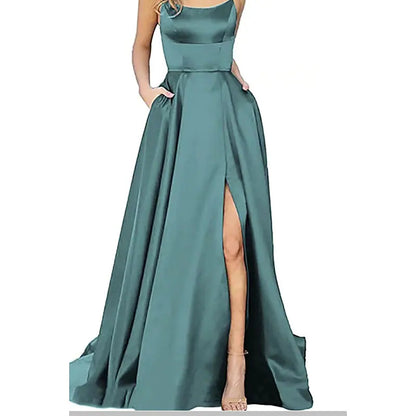 LORVENE Pure Satin Maxi