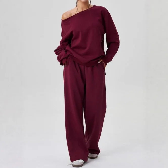 Casual Knit Sweat Set