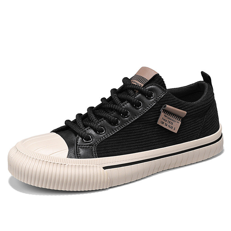 Men’s Corvin Textured Canvas Sneakers