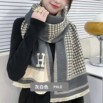 LORVENE Handcrafted Wool Shawl