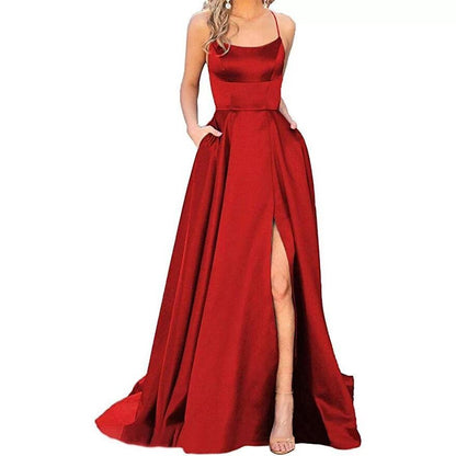 LORVENE Pure Satin Maxi