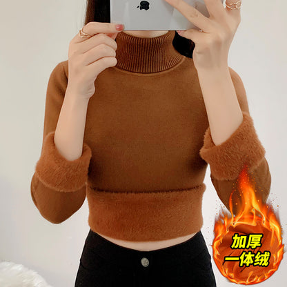 LORVENE Stretch Fit Turtleneck High neck