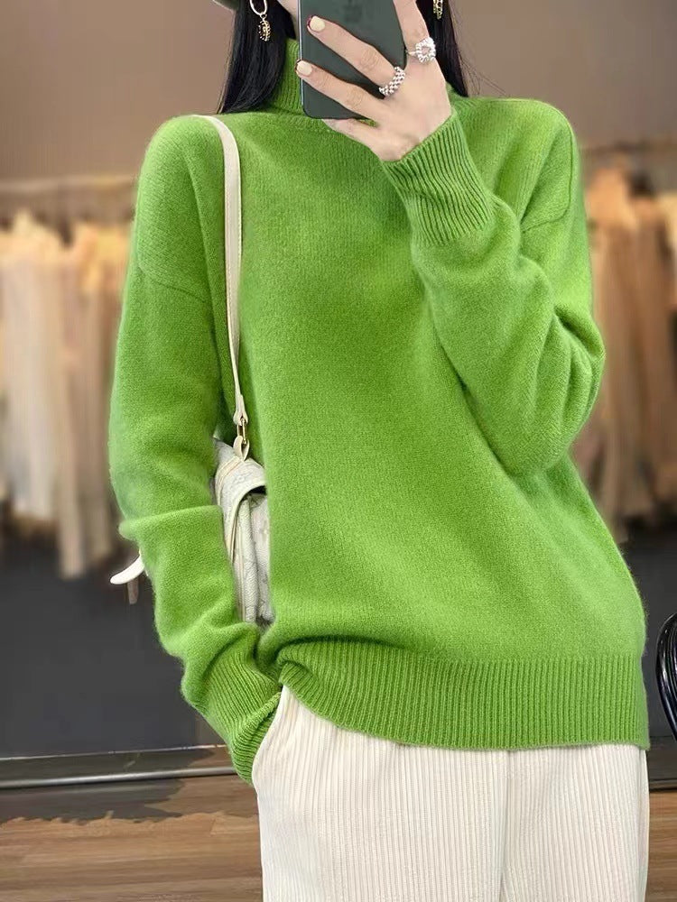 LORVENE Luxe Rib Turtleneck
