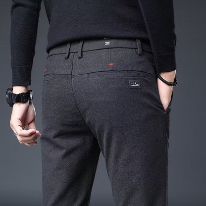 LORVENES Elegant Slim Fit Business Pants