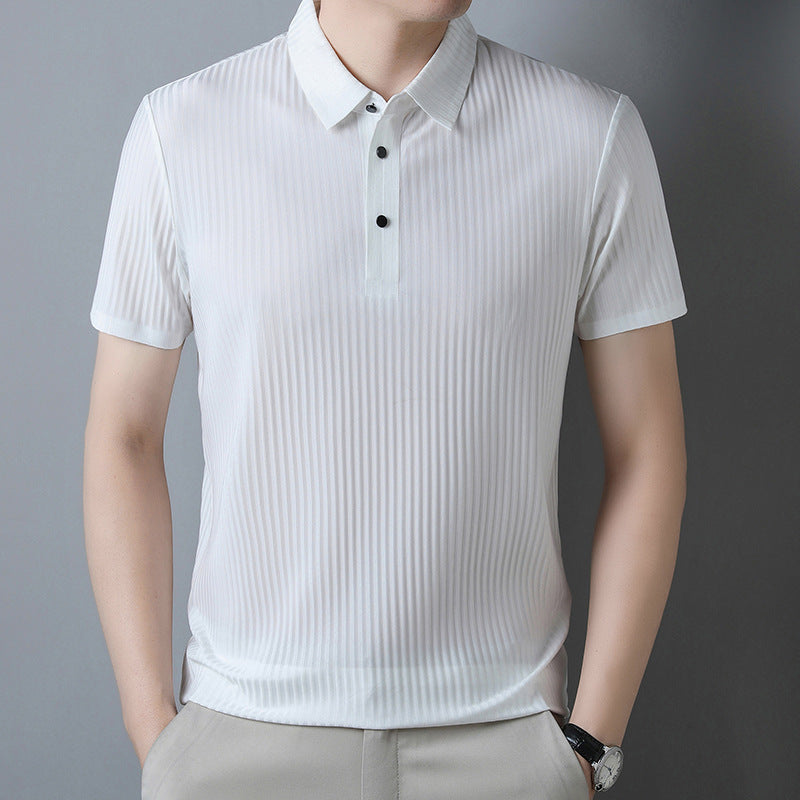 LORVENE Minimalist Polo Shirt