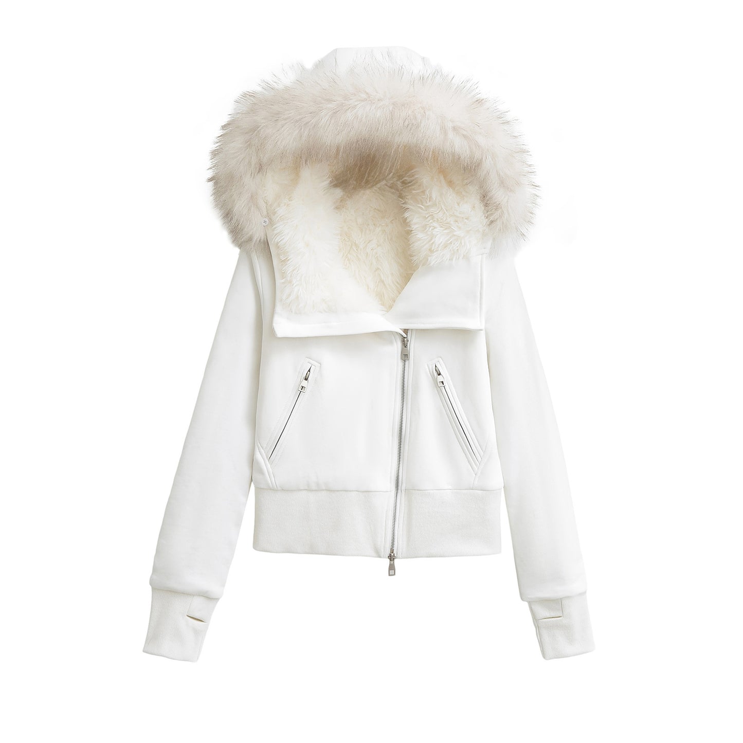 LORVENE Distressed Denim Jacket