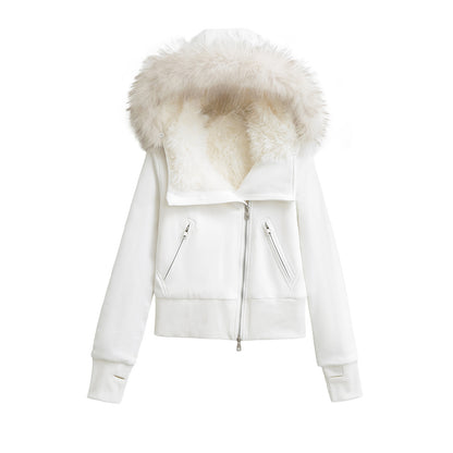 LORVENE Distressed Denim Jacket