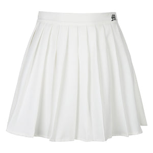 LORVENE Refined Chic skirt in neutral fabric with a sleek, fitted design and subtle detailing for elegant style.