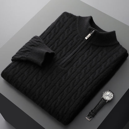 LORVENE Classic High Neck Sweater