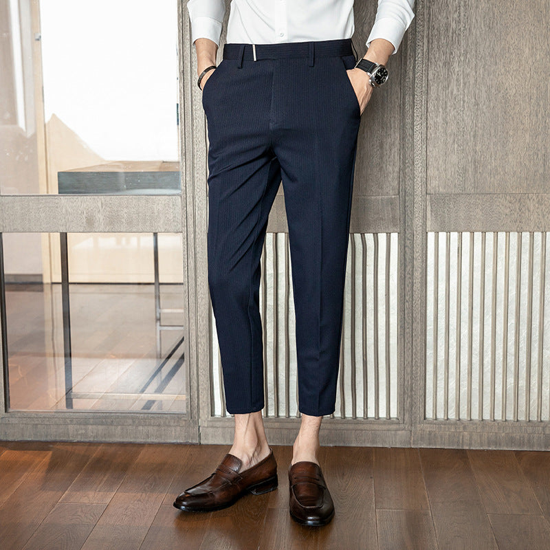 LORVENES Classic Comfort Office Trousers