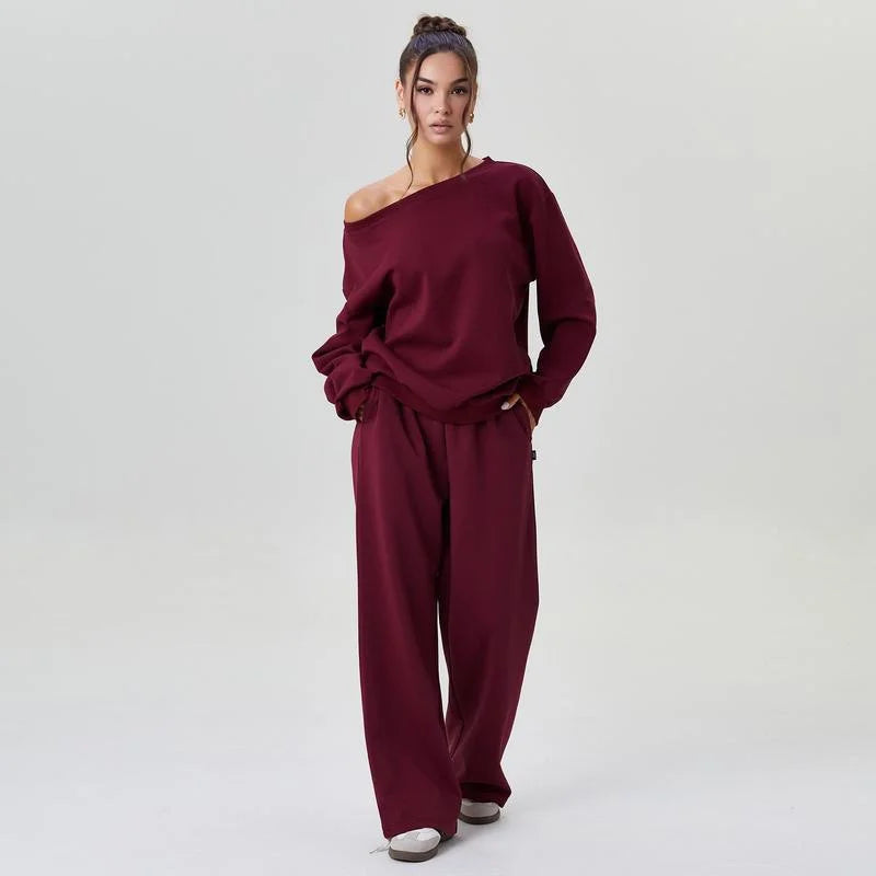 Casual Knit Sweat Set