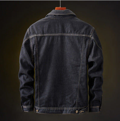 LORVENE Quilted Windbreaker Denim Jacket