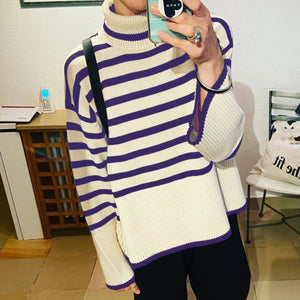 Klassischer Rollkragenpullover