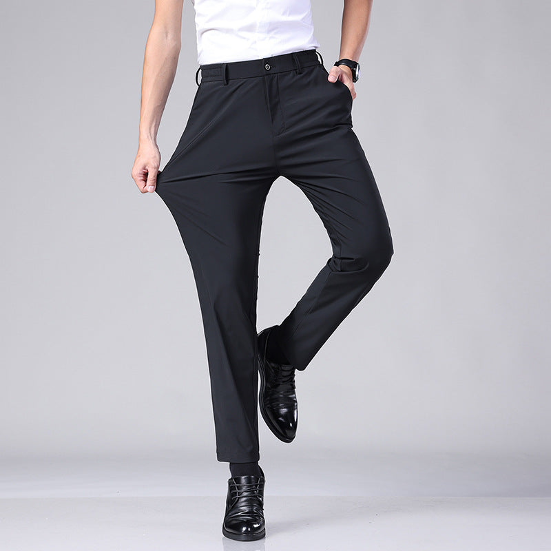 LORVENES Classic Slim Fit Business Trousers