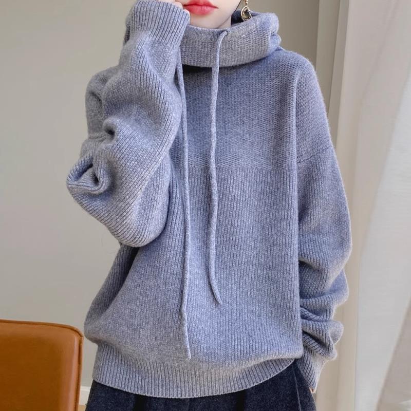 Cozy Knit Hooded Sweater