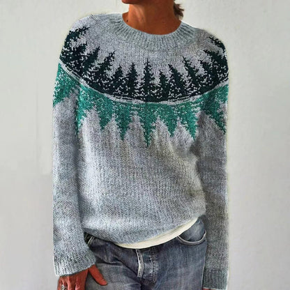 LORVENE Elegant Crewneck Sweater