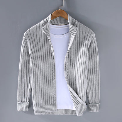 LORVENE Textured Knit Cardigan