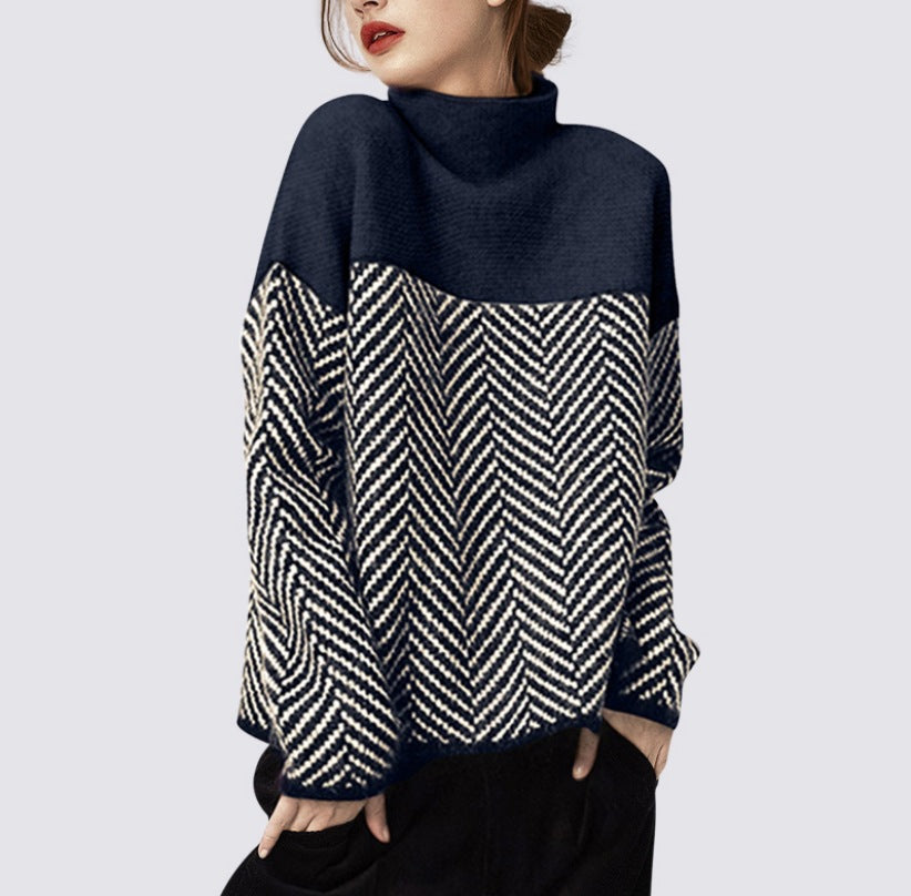 LORVENE Fine Knit High Neck
