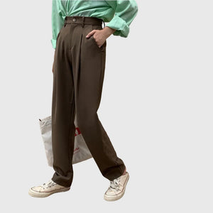 LORVENE City Luxe Pants in stylish black, featuring a tailored fit and sleek design, ideal for modern urban fashion.