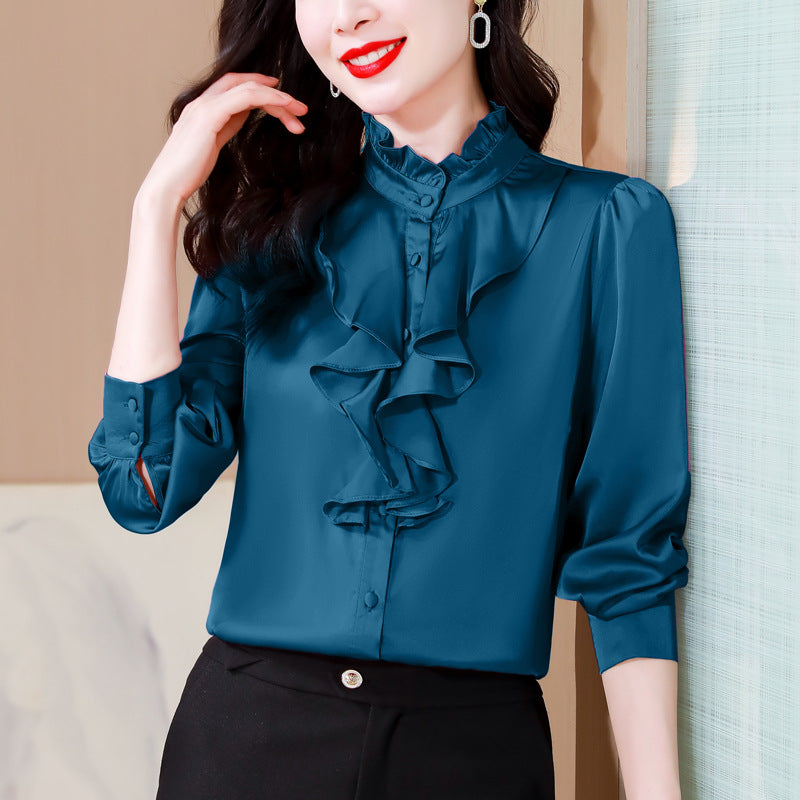 LORVENE Chic Relaxed Shirt