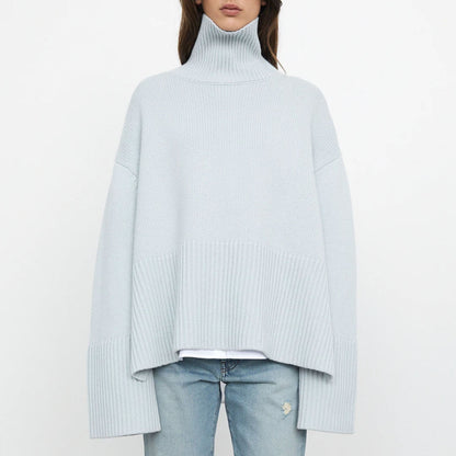 LORVENE Classic High Neck Sweater