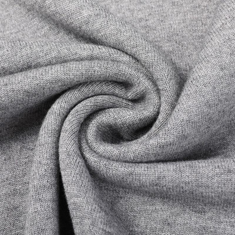 LORVENES Classic V Neck Knit Sweater