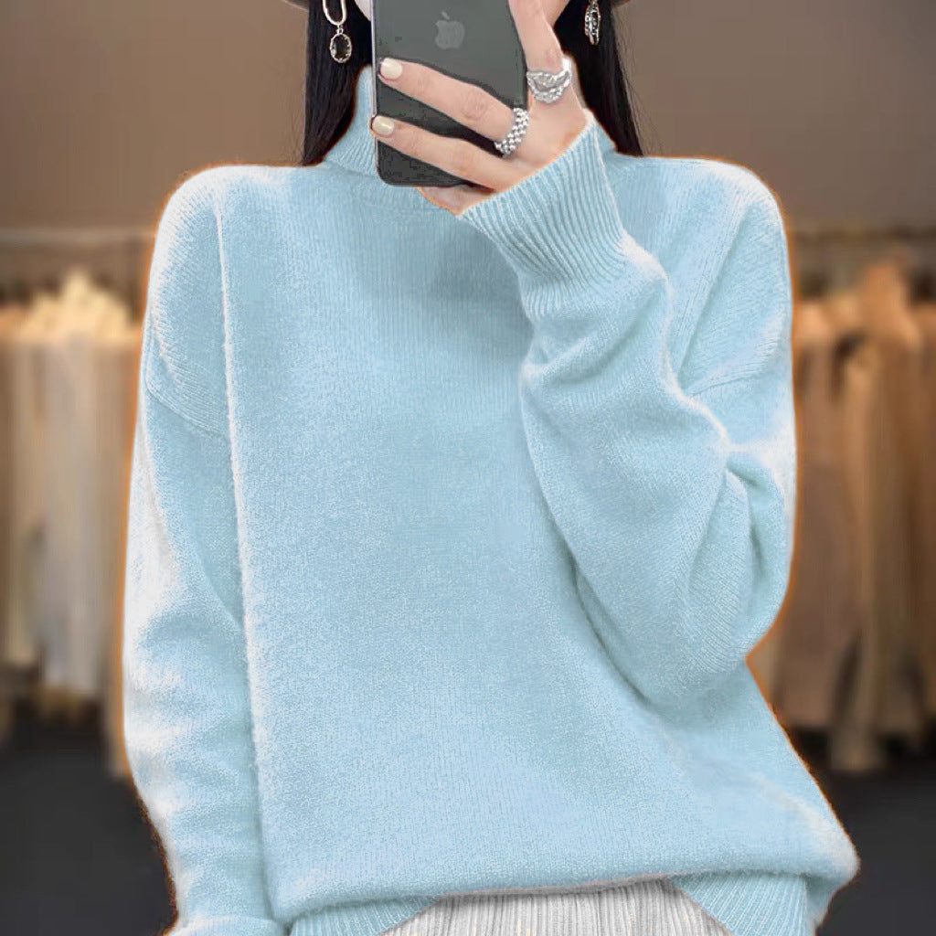 LORVENE Luxe Rib Turtleneck