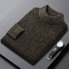 B8177 Half turtleneck coffee color