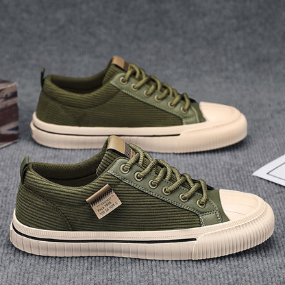 Men’s Corvin Textured Canvas Sneakers