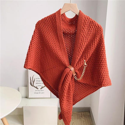LORVENE Handwoven Cotton Shawl