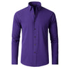 C3110 dark purple long sleeve