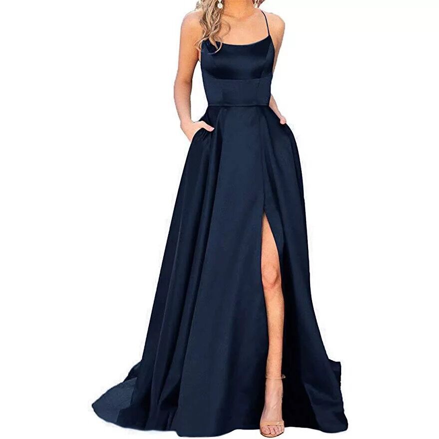 LORVENE Pure Satin Maxi