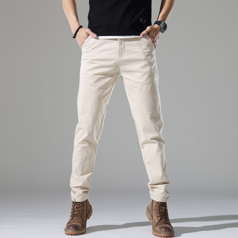 LORVENES Men’s Everyday Tailored Dress Pants