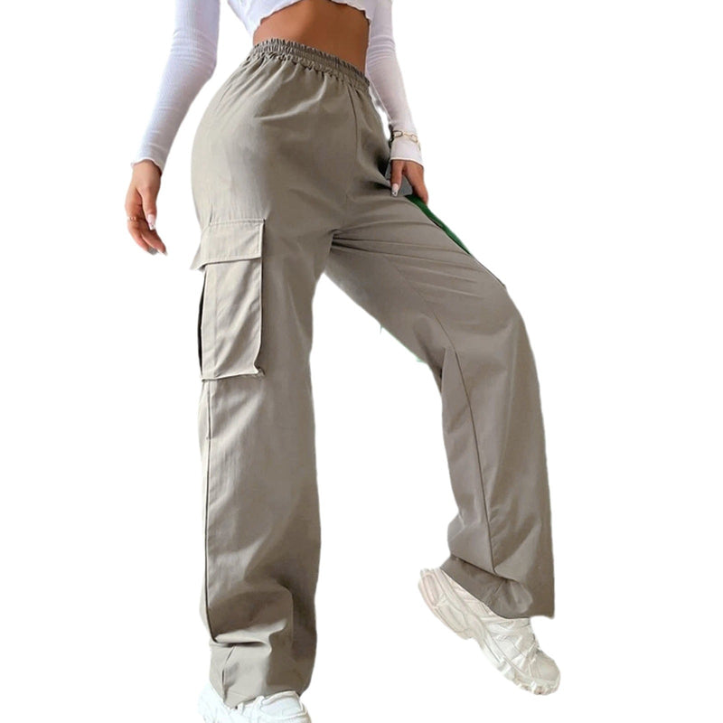 LORVENES Comfortable Elastic Waist Trousers - LORVENES