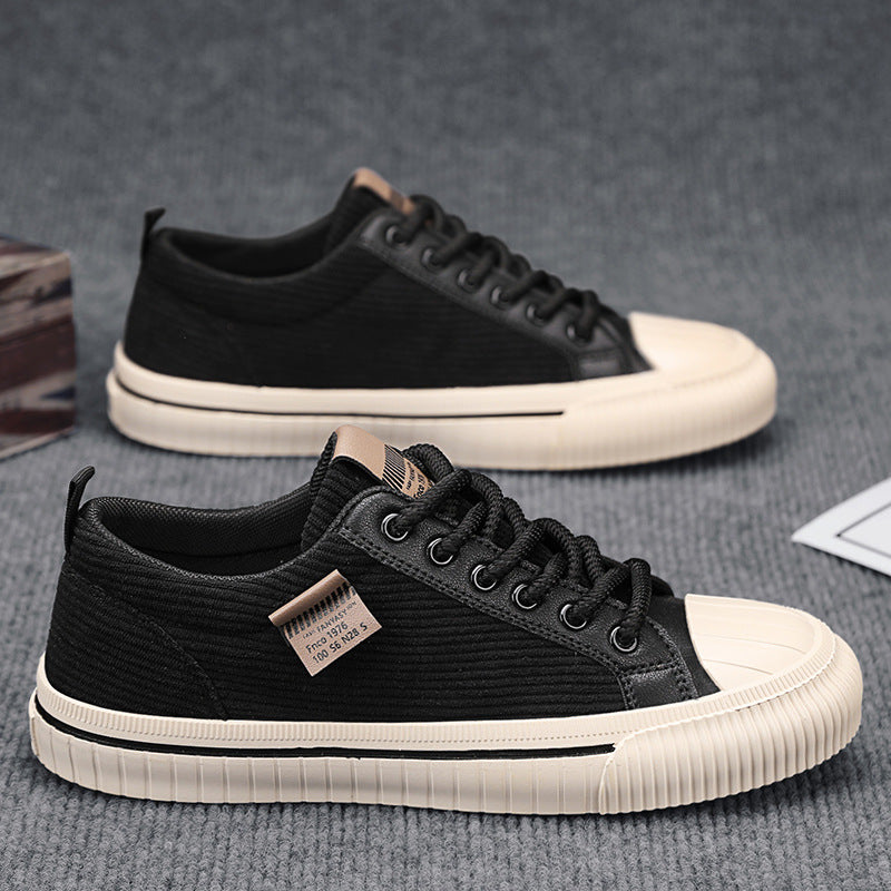 Men’s Corvin Textured Canvas Sneakers