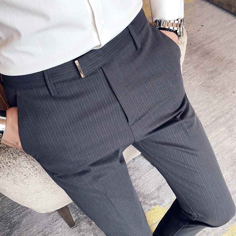 LORVENES Classic Comfort Office Trousers