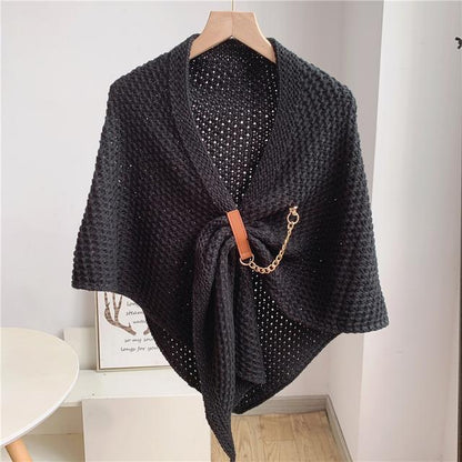 LORVENE Handwoven Cotton Shawl
