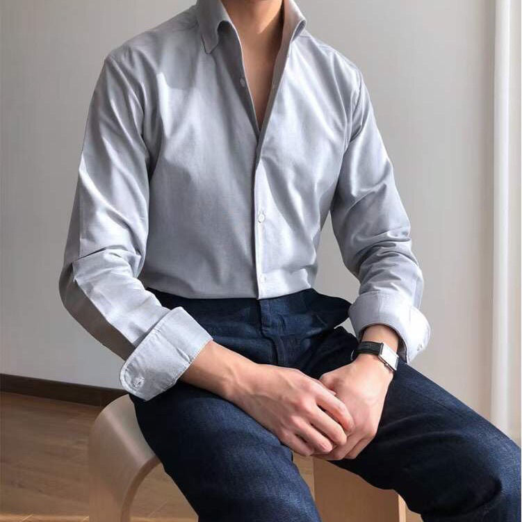 LORVENE Classic Denim Shirt