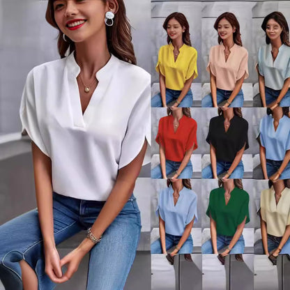 LORVENE Signature Office Blouse Shirt