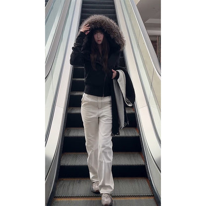 LORVENE Distressed Denim Jacket