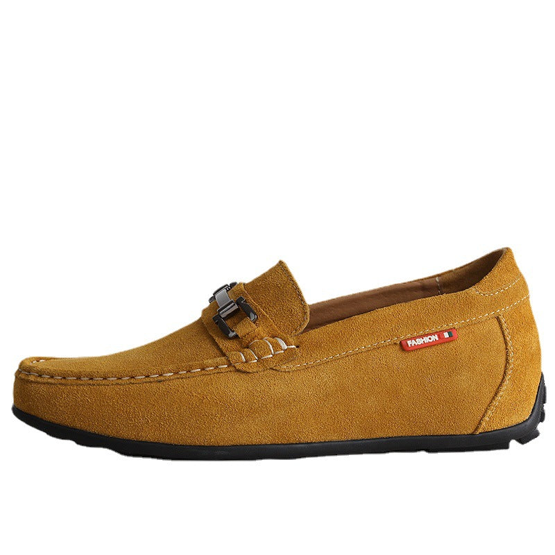 Men’s Suede Comfort Loafers with Height Lift