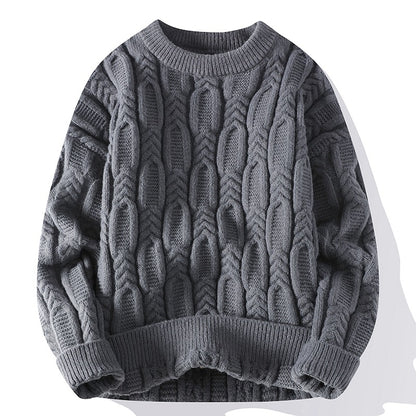 LORVENE Heritage Wool Turtleneck Sweater