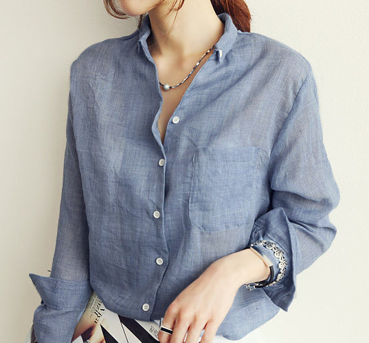 LORVENE Classic Button-Up Shirt