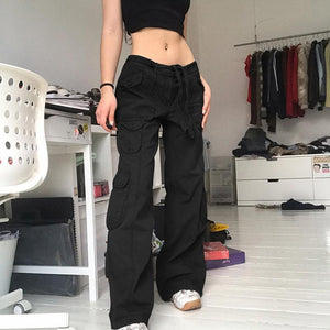 LORVENES Jogger Style Cotton Pants - LORVENES