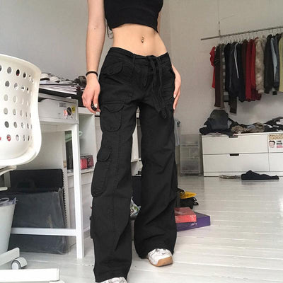 LORVENES Jogger Style Cotton Pants - LORVENES