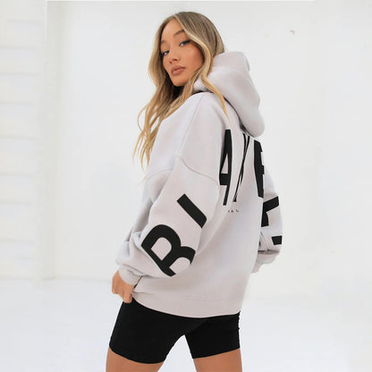 LORVENE Premium Oversized Zip Hoodie